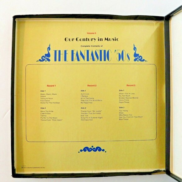 The Fantastic 50s Vinyl LPs Boxed Record Set 1974 Longines Symphonette Society - Picture 3 of 5